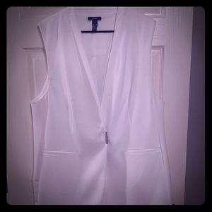 Alfani White Professional Vest